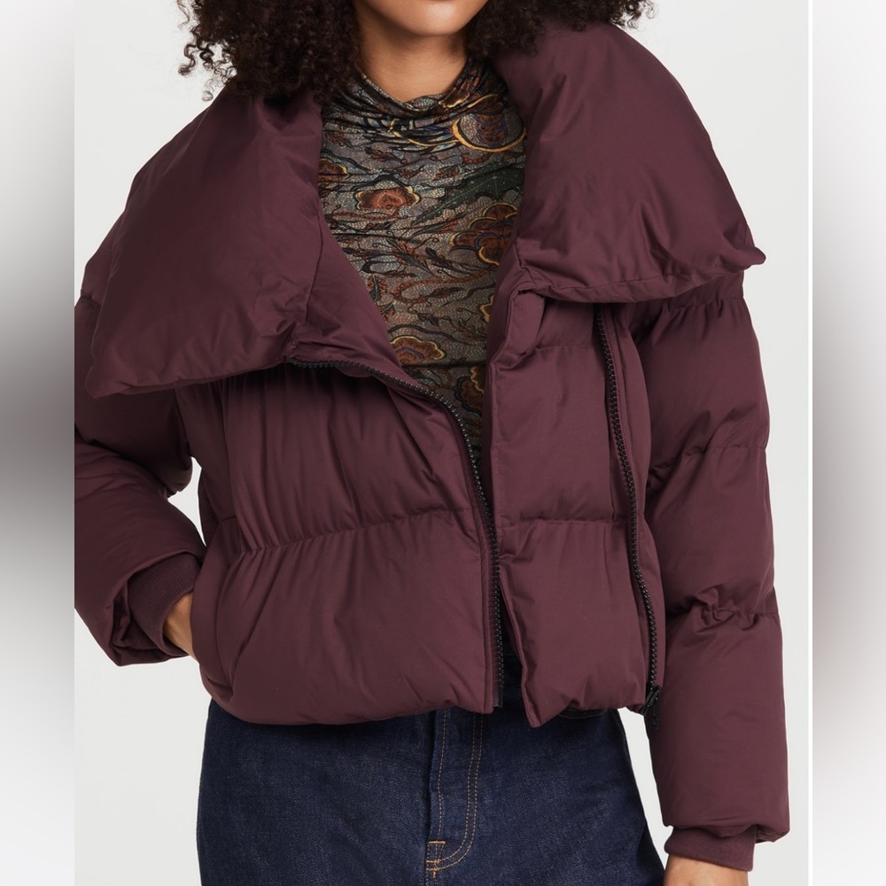 Avec Les Filles Black Puffer Jacket | Size S